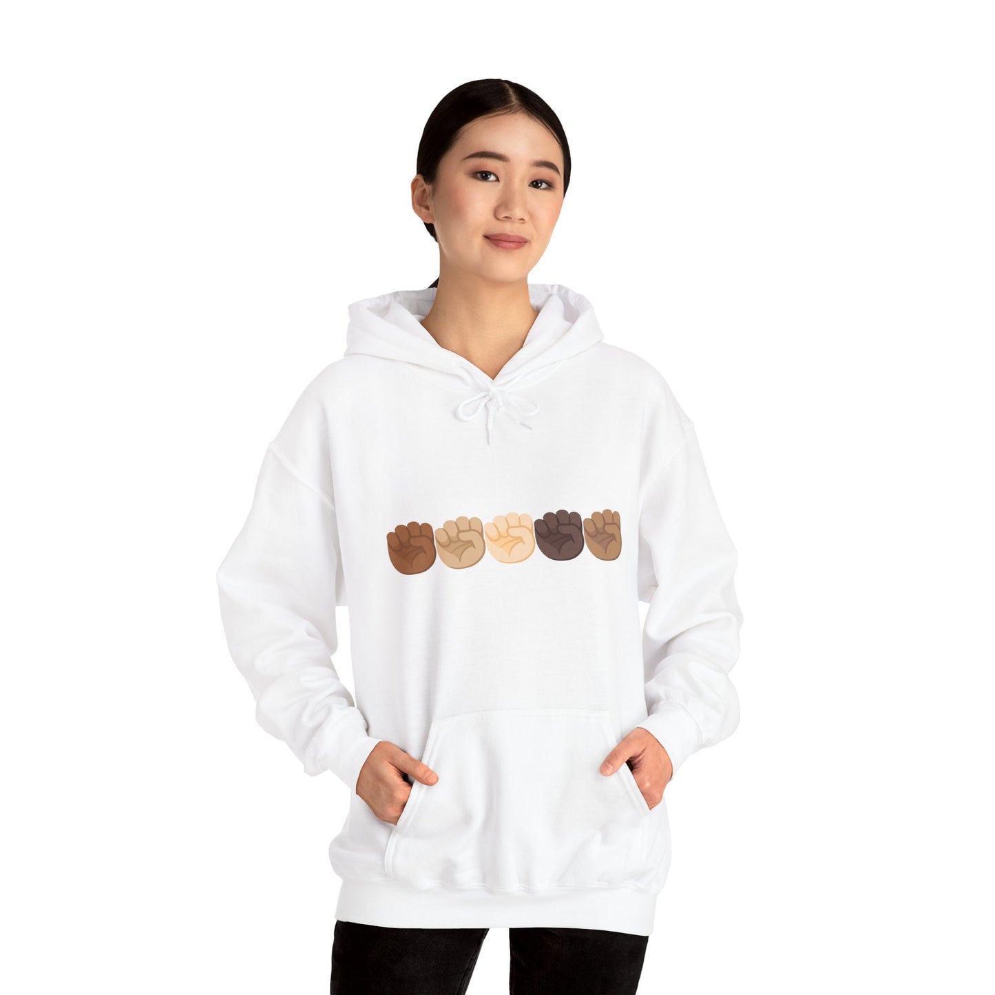 Unity Fist Hooded Sweatshirt - Unisex Heavy Blend™