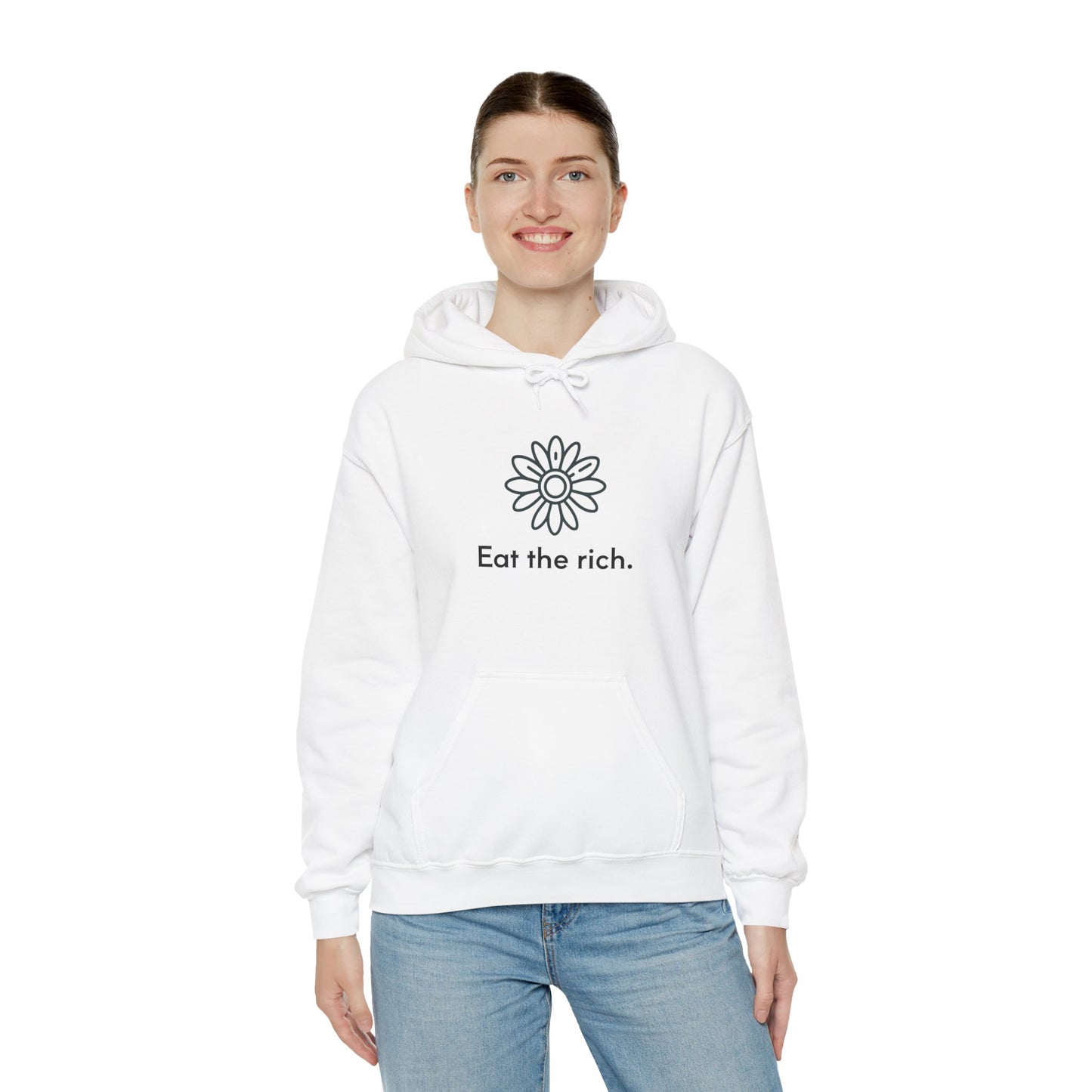 Daisy - Eat the Rich - Unisex Hooded Sweatshirt