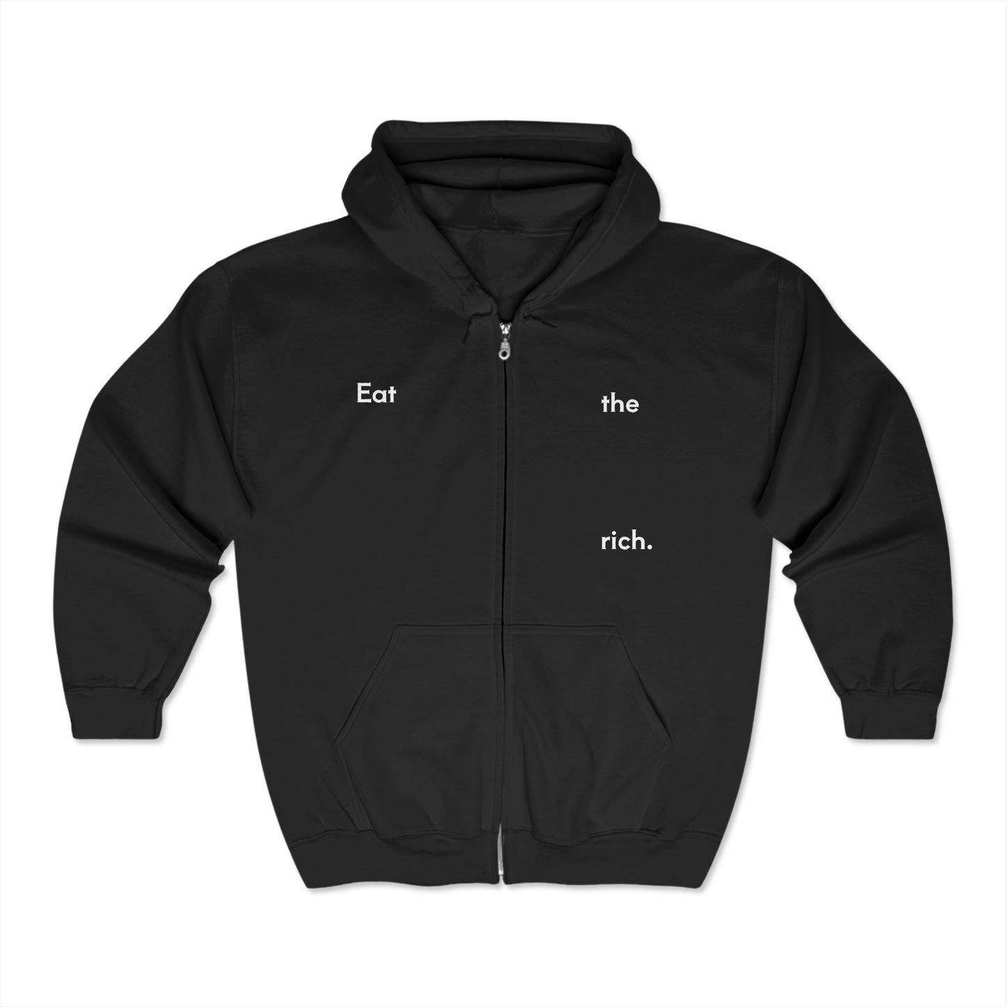 Eat the Rich Unisex Heavy Blend Full Zip Hoodie