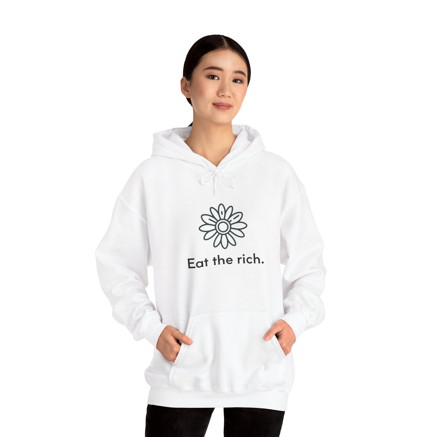 Daisy - Eat the Rich - Unisex Hooded Sweatshirt