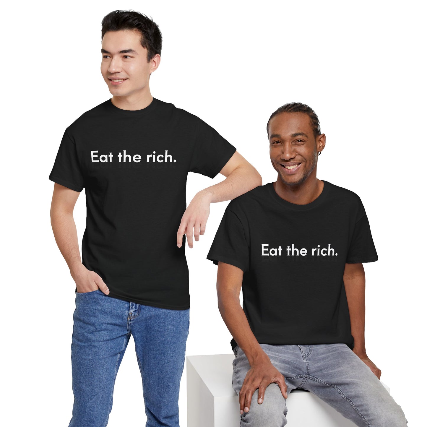 Eat the Rich Unisex Heavy Cotton Tee