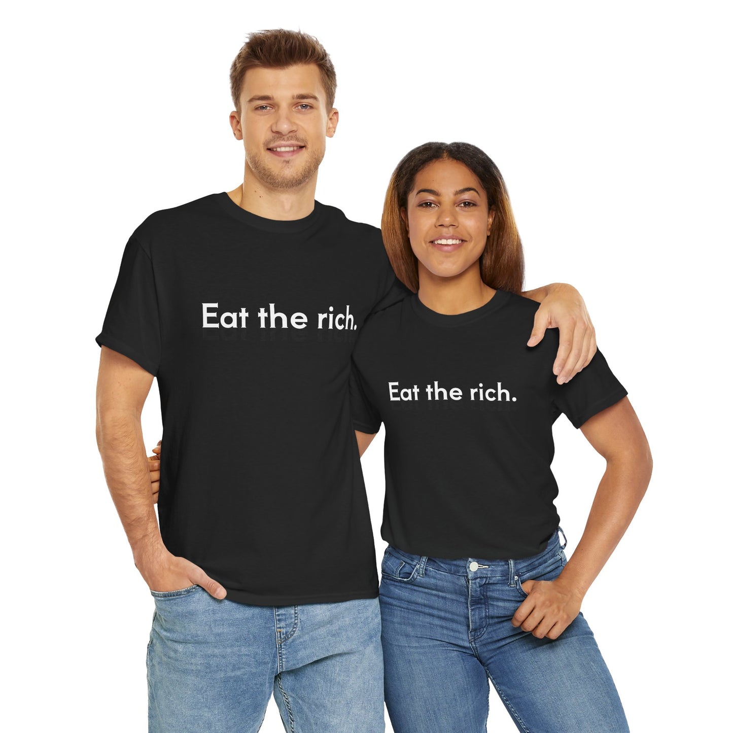 Eat the Rich Unisex Heavy Cotton Tee