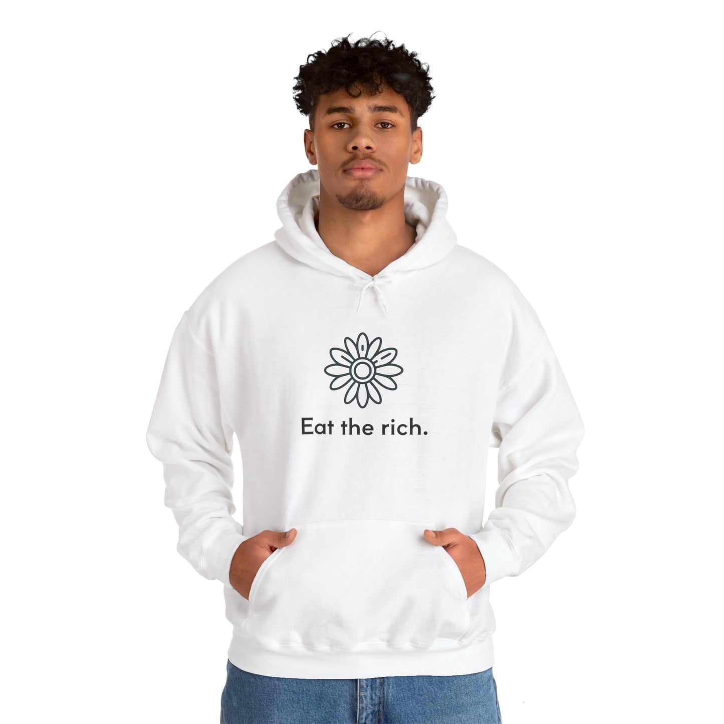 Daisy - Eat the Rich - Unisex Hooded Sweatshirt